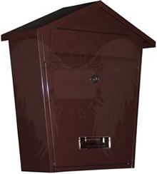 Индивидуальный почтовый ящик House Box Brown