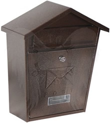 Индивидуальный почтовый ящик House Box Медь