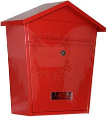 Индивидуальный почтовый ящик House Box Red