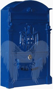 Индивидуальный почтовый ящик Lion Antiq Blue