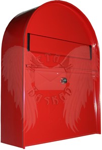 Индивидуальный почтовый ящик Round Box Red
